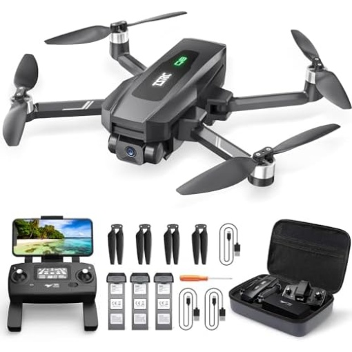 TENSSENX Foldable GPS Drone with 4K UHD Camera for Adults Beginner, TSRC Q8 FPV RC Quadcopter with Brushless Motor, 5G WiFi Transmission, Follow Me, Optical Flow, Smart Return Home, 90 Min Long Flight