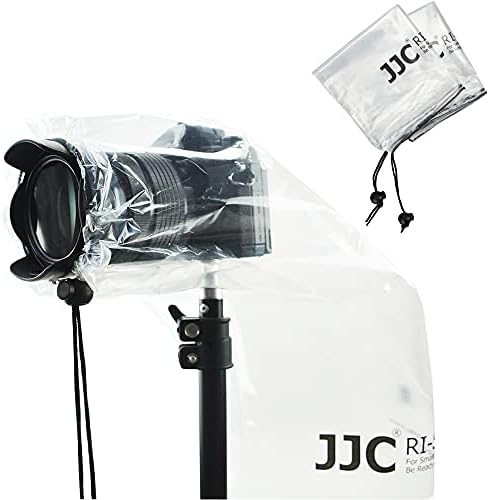 2 Pack Camera Lens Rain Cover Raincoat Clear Sleeve Protector for Sony A7R V A7 IV A7S III II A6700 A6600 A6500 A6400 A6300 A6100 A6000 A7C Nikon Z8 Z5 Z50 Z30 Z7 Z6 II D780 D7500 D5600 D3500 P1000