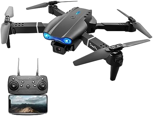 2023 FPV Drone with 4K Dual HD Cameras Upgraded Version RC Quadcopter for Adults and Kids, Beginner WiFi RC Drone Live Video, HD RC Plane, Orbital Fligh, with 2 Batteries, Carrying Case