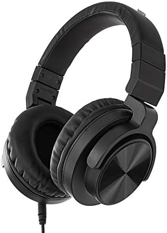 Amazon Basics Over-Ear Studio Monitor Headphones - Black