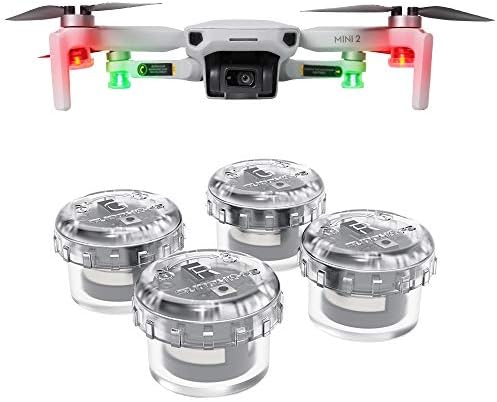 Anbee RC Drone Night Flight Light 3-modes Switch, Drone Strobe Lights Flash Lamp [4-Piece] Compatible with DJI Avata/Mini 3 Pro/Mavic 3 / Air 3 / MINI 2 / MINI 2 SE/Autel Evo Drone