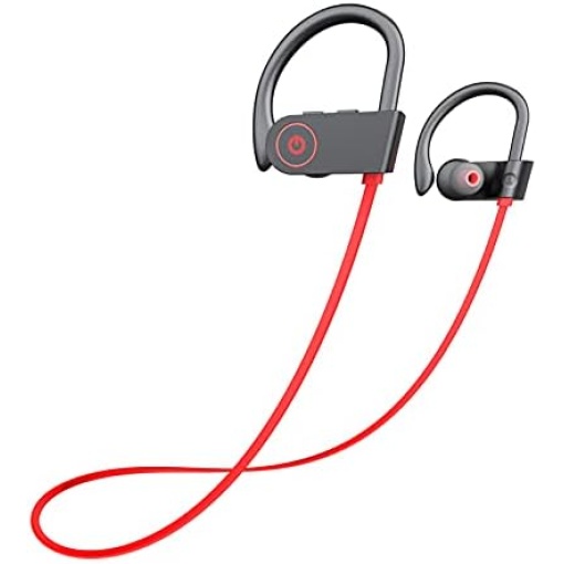 Boean Bluetooth Headphones Wireless Earbuds Bluetooth 5.3 Running Headphones IPX7 Waterproof Earphones with 16 Hrs Playtime Stereo Sound Isolation Headsets for Workout Gym