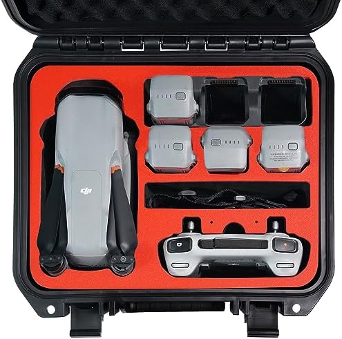 CYNOVA DJI Air 3 Waterproof Hard Case - Secure Carrying Bag for Dji Air 3 Fly More Combo Drone Accessories - Sturdy and Water-resistant Storage Solution for Ultimate Protection