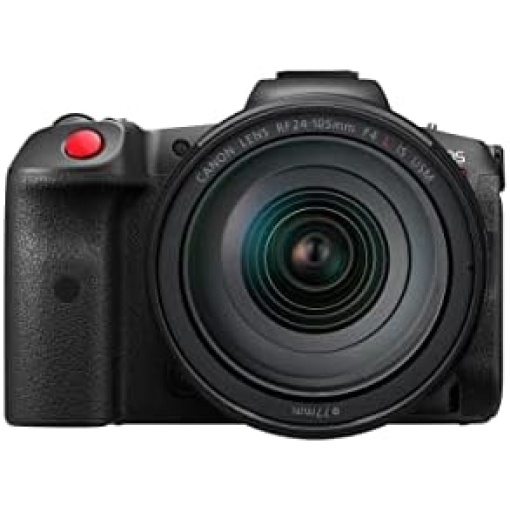 Canon EOS R5 C RF24-105mm F4 L is USM Lens Kit 8K/60P FF Sensor Pro Cinema/Photo Camera, RF Mount, Internal RAW, 8K HDMI RAW Out, 4K/2K Oversampling, Compact, Lightweight Design, Dual Pixel CMOS AF