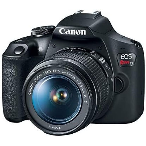 Canon EOS Rebel T7 DSLR Camera with 18-55mm Lens | Built-in Wi-Fi | 24.1 MP CMOS Sensor | DIGIC 4+ Image Processor and Full HD Videos