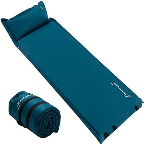 Clostnature Self Inflating Sleeping Pad for Camping - 1.5/2/3 inch Camping Pad, Lightweight Inflatable Camping Mattress Pad, Insulated Foam Sleeping Mat for Backpacking, Tent, Hammock