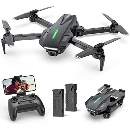 DEERC D70 Mini Drone with Camera,720P HD FPV Foldable Drones,2 Batteries,One Key Start,Headless Mode,Altitude Hold,360 Flip,Drone for Kids,Toys Gifts for Kids