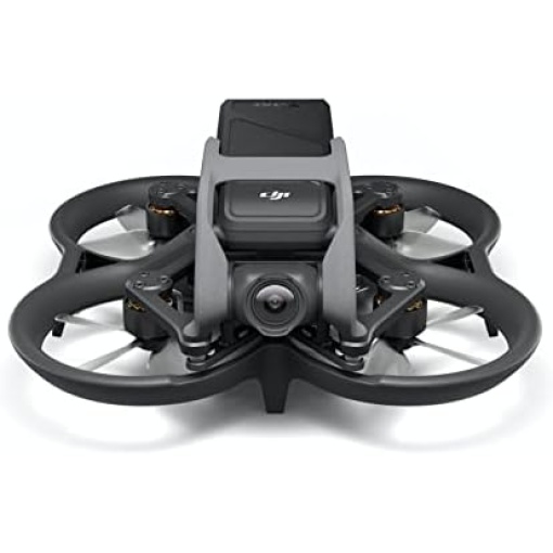 DJI Avata - First-Person View Drone UAV Quadcopter with 4K Stabilized Video, Super-Wide 155° FOV, Built-in Propeller Guard, HD Low-Latency Transmission, Emergency Brake and Hover, Black