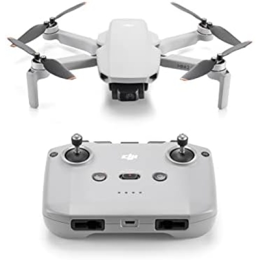 DJI Mini 2 SE, Lightweight and Foldable Mini Drone with 2.7K Video, 10km Video Transmission, 31-min Flight Time, Under 249 g, Return to Home, Automatic Pro Shoots, Drone with camera for Beginners