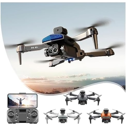 Drone Rc Quadcopter With 4k Hd FPV Camera Remote Control Toys Gifts For Boys Girls,Remote Control Aerial Drone Multirotors Circle Fly Altitude Hold Headless Mode Start Speed Gifts Toys (Black)