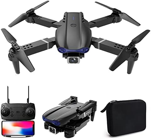 Drone with 1080P Dual HD Camera - 2023 Upgradded RC Quadcopter for Adults and Kids, WiFi FPV RC Drone for Beginners Live Video HD Wide Angle RC Aircraft, Trajectory Flight, Auto Hover, 2 Batteries ,Carrying Case.