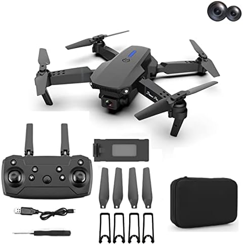 Dual 1080P HD FPV Camera Remote Control Drone, Aerial Camera Drone WiFi Remote Control Image Transmission High Definition Aerial Camera Aircraft, Toys Gifts For Boys Girls