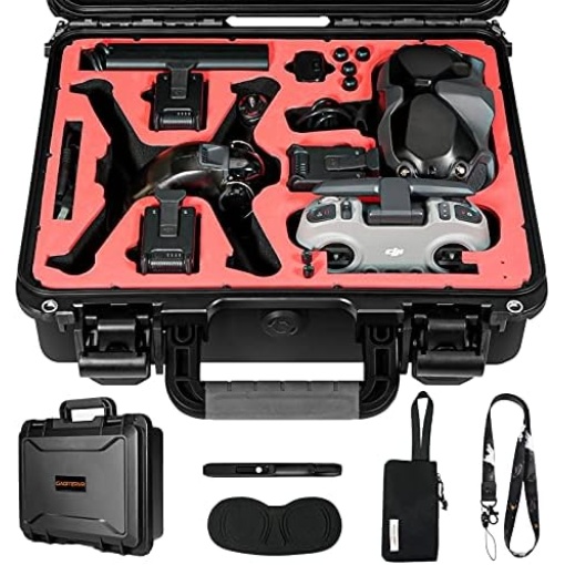 GAGITERVR Hard Carrying Case for DJI FPV Drone, Waterproof Suitcase for FPV Combo Fly More and Accessories Safe and Portable