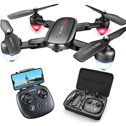 GPS Drone with camera for adults，Zuhafa T5,4K HD camera，RC Quadcopter with Return Home,40 Minutes Flight Time, One-key Returning ,Altitude Hold, 3D Flip,Follow Me,2 Batteries