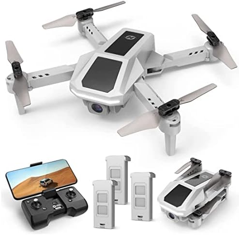 Holy Stone Drone with Camera for Adults, HS430 FPV HD 1080P Video Aircraft for Beginner, Foldable Hobby RC Quadcopter,Toys Gifts with Circle Fly, Throw to Go, 3 Batteries 39 Mins Long Flight Time