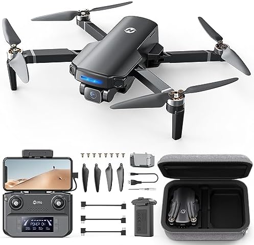 Holy Stone GPS Drone with 4K UHD Camera for Adults Beginner; HS360S 249g Foldable FPV RC Quadcopter with 10000 Feet Control Range, Brushless Motor, Follow Me, Smart Return Home, 5G Transmission