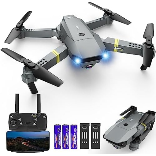 INPORSA Drone with Camera for Adults Kids, 1080P HD Camera FPV Drone with Upgrade Altitude Hold, Gestures Selfie, Waypoint Fly, 3D Flip, One Key Start, 3 Speed Mode, 2 Batteries