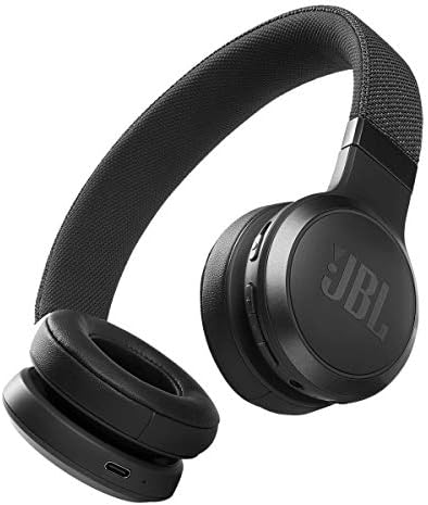 JBL Live 460NC - Wireless On-Ear Noise Cancelling Headphones with Long Battery Life and Voice Assistant Control - Black, Medium