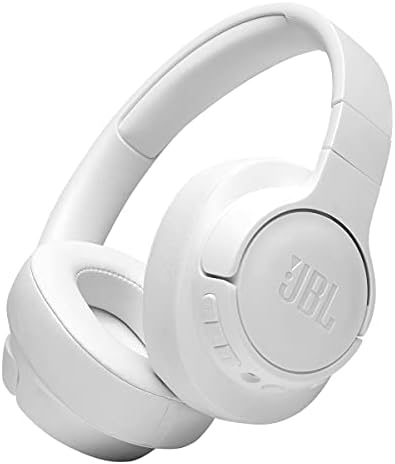 JBL Tune 760NC - Lightweight, Foldable Over-Ear Wireless Headphones with Active Noise Cancellation - White, Medium