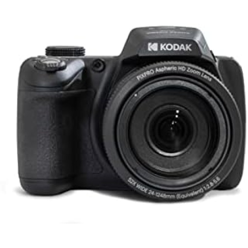 Kodak PIXPRO Astro Zoom AZ528-BK 16 MP Digital Camera with 52x Optical Zoom 24mm Wide Angle Lens 6 fps Burst Shooting 1080P Full HD Video Wi-Fi Connectivity and a 3" LCD Screen (Black)