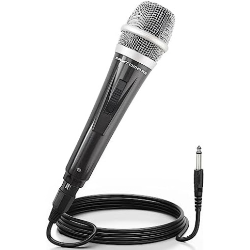 Musical Instrument Microphone Dynamic Singing Microphone with XLR Cable 12 Feet Portable Microphone for Karaoke, Speech, Wedding, Stage and Outdoor Activities