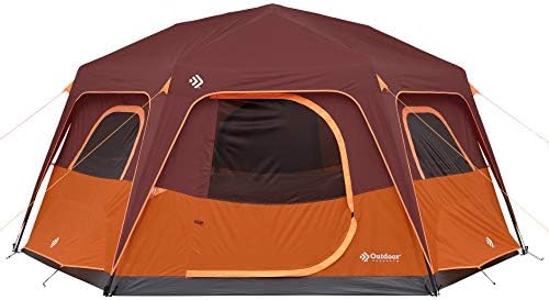 Outdoor Products 8 Person Instant Hexagon Tent with Built-in Lights