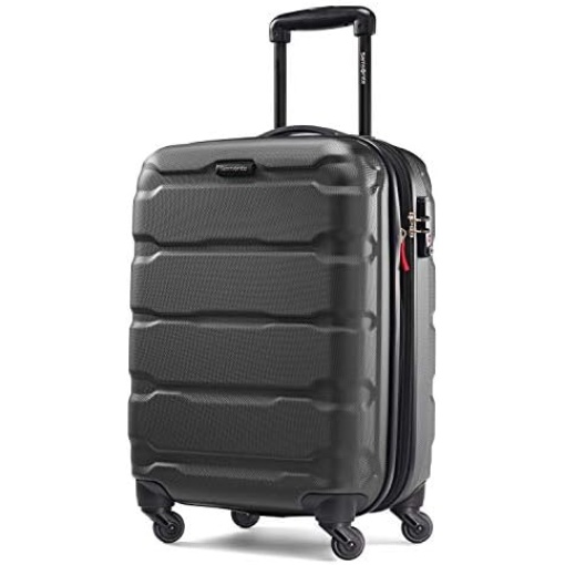 Samsonite Omni PC Hardside Expandable Luggage with Spinner Wheels, Carry-On 20-Inch, Black