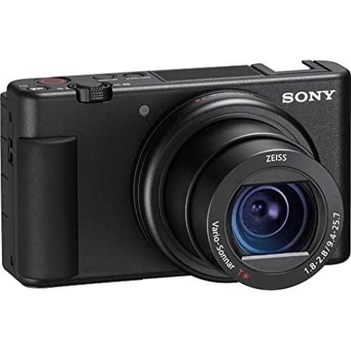 Sony ZV-1 Digital Camera for Content Creators, Vlogging and YouTube with Flip Screen, Built-in Microphone, 4K HDR Video, Touchscreen Display, Live Video Streaming, Webcam