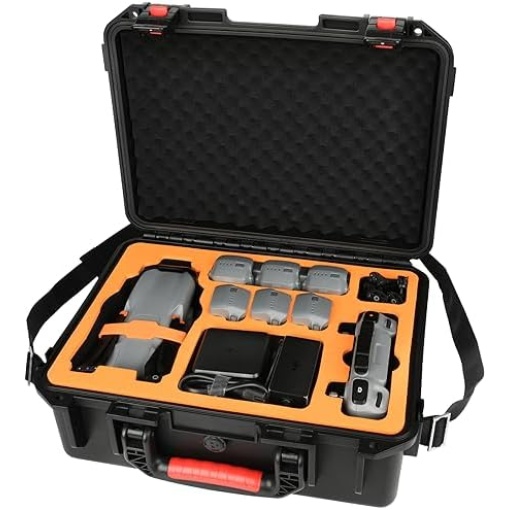 YETEETH Hard Case for DJI Air 3, Waterproof Pressure Resistant Carrying Case for DJI Air 3 Accessories - Fits Latest DJI RC 2/RC-N2