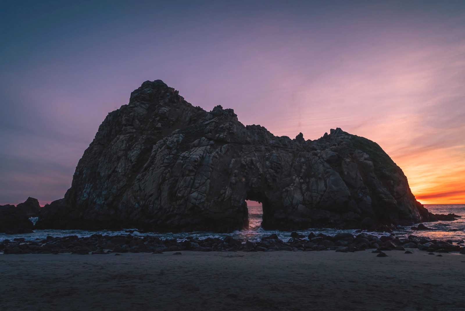 Best places to visit in the USA in March Pfeiffer Big Sur State Park