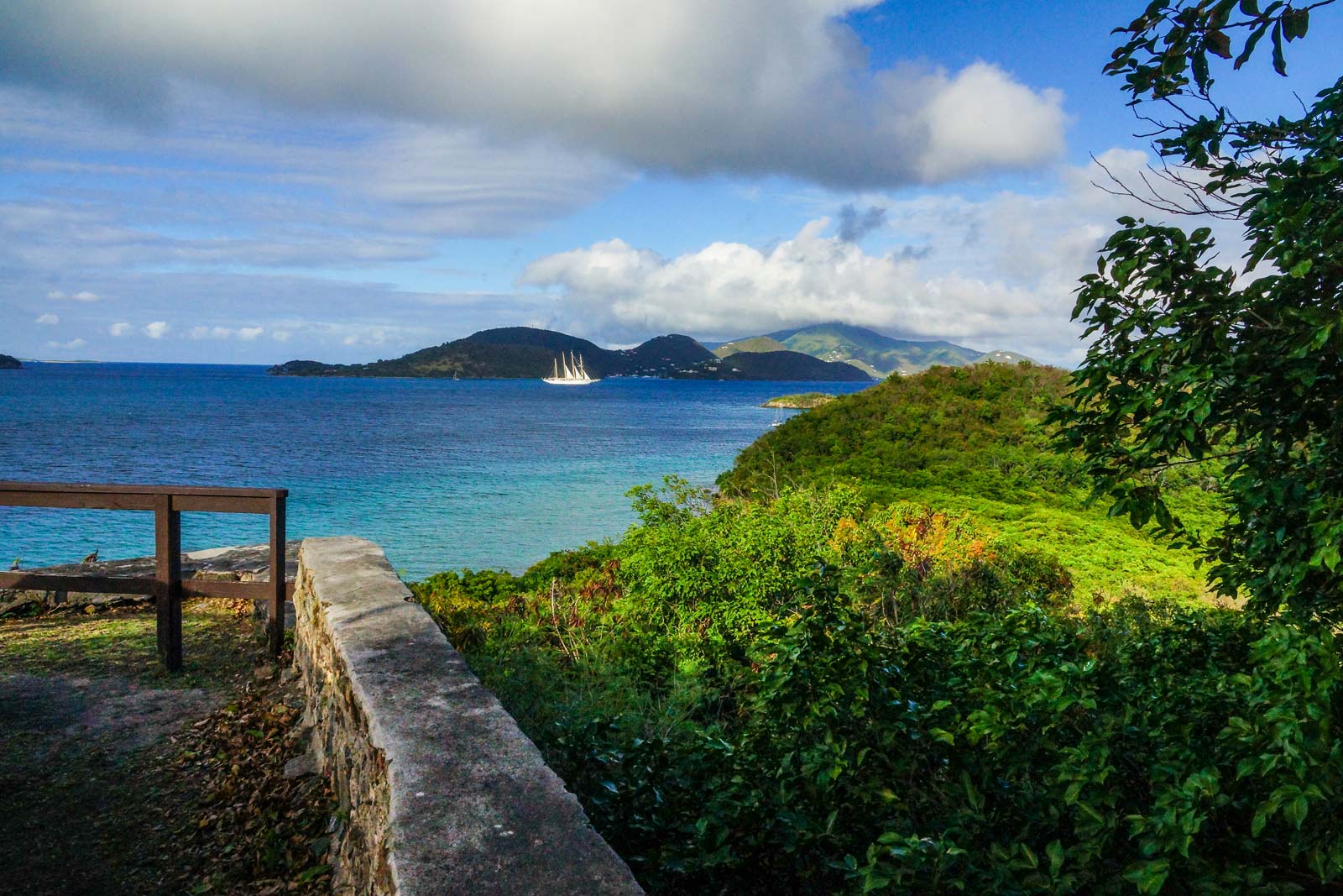 A visitors center in Virgin Islands National Park.