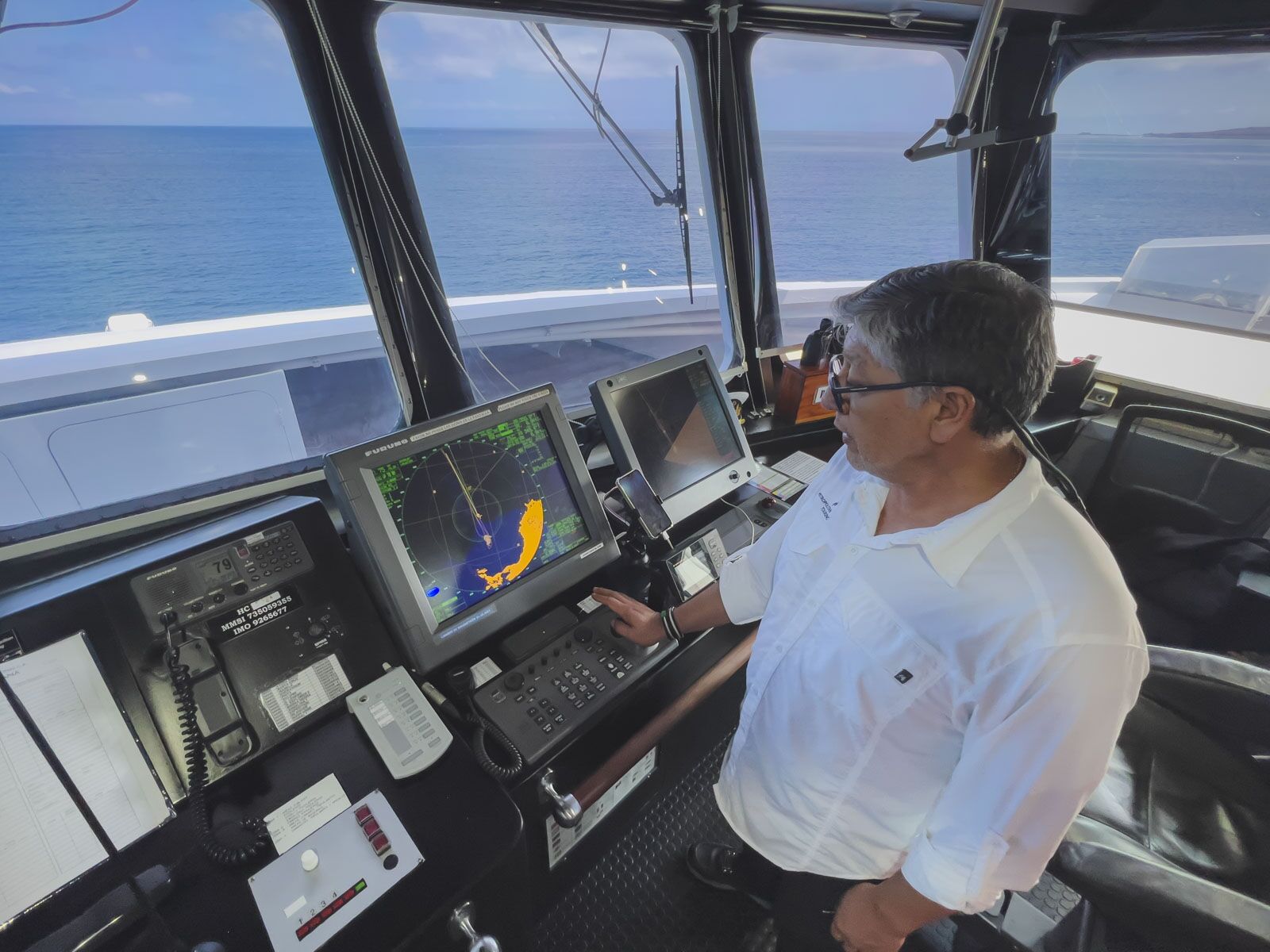 Meeting the captain on our Galapagos Cruise