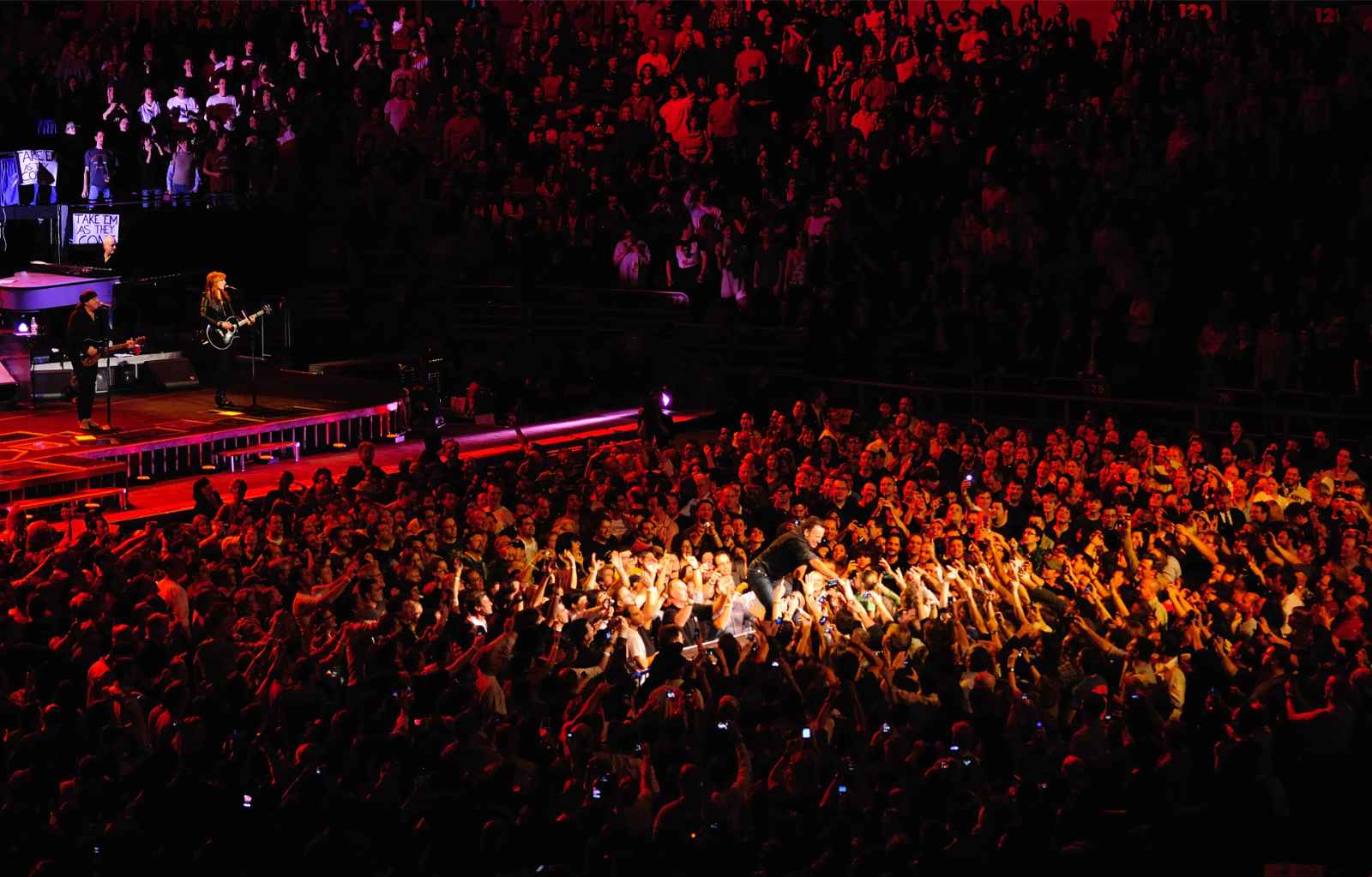 New York at Night Madison Square Garden Springsteen