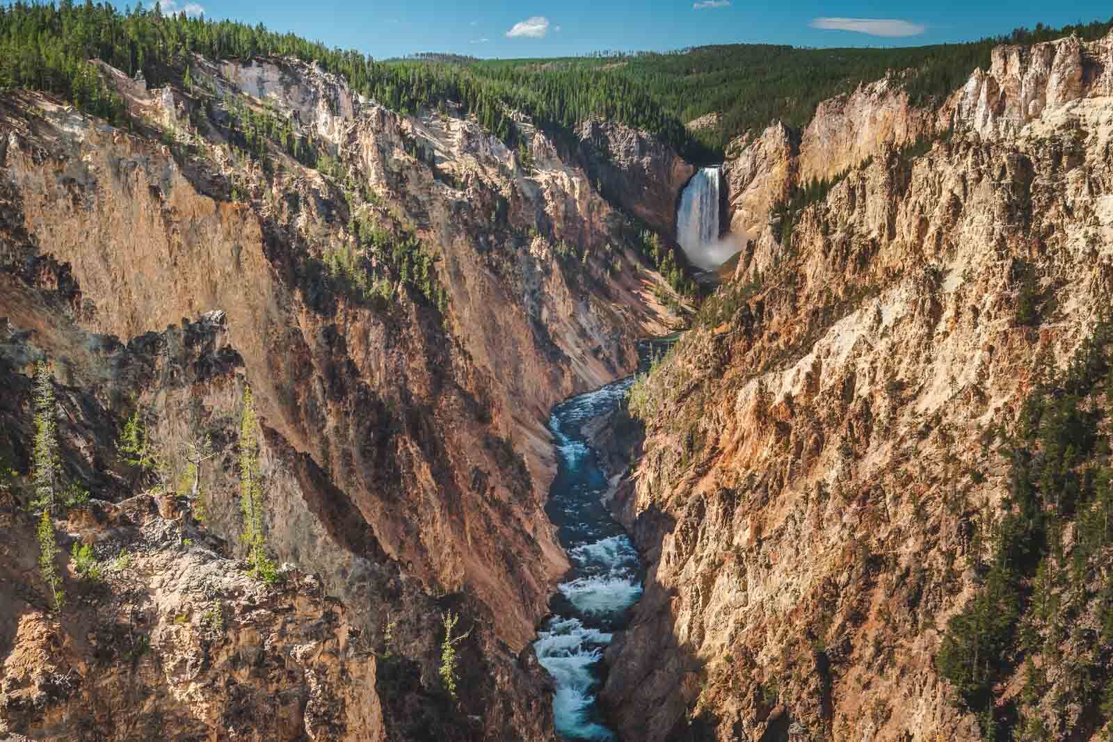 Best Places to visit in the USa in Summer Yellowstone National Park a unesco world heritage site 