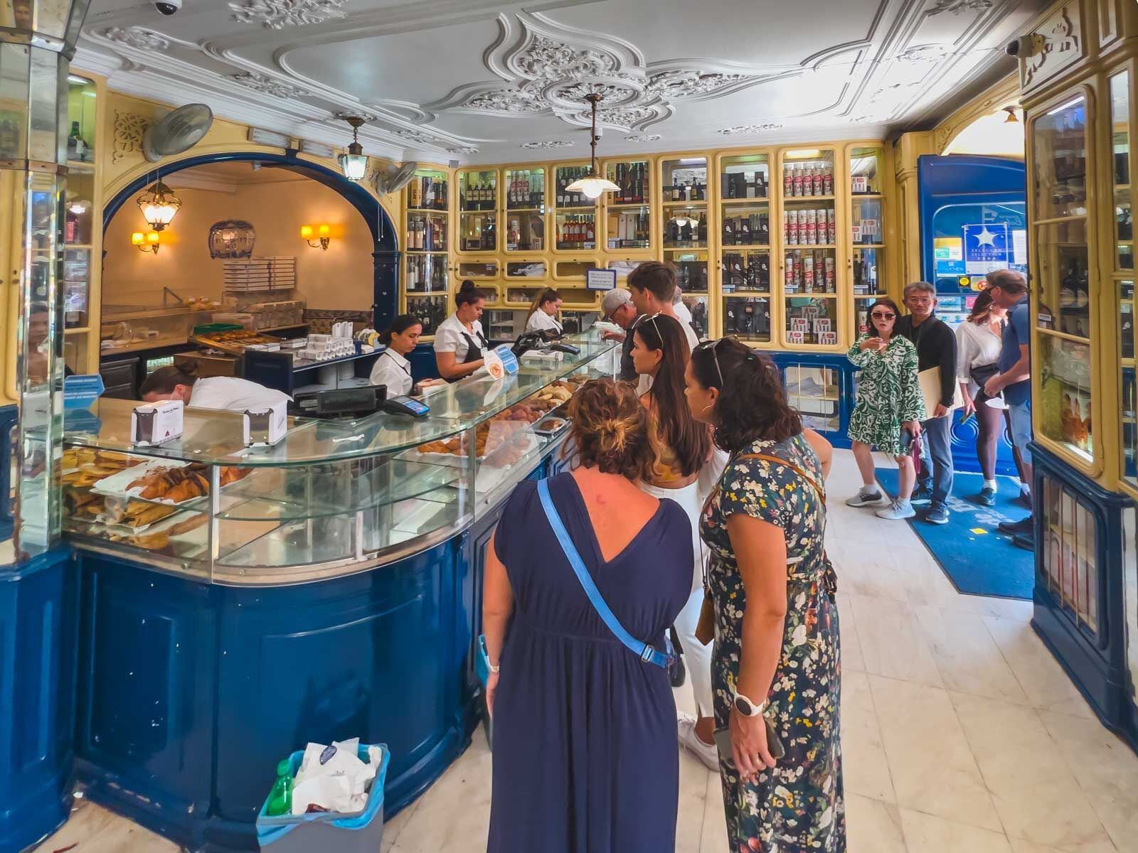 Interior of Pasteis de Belem in Lisbon