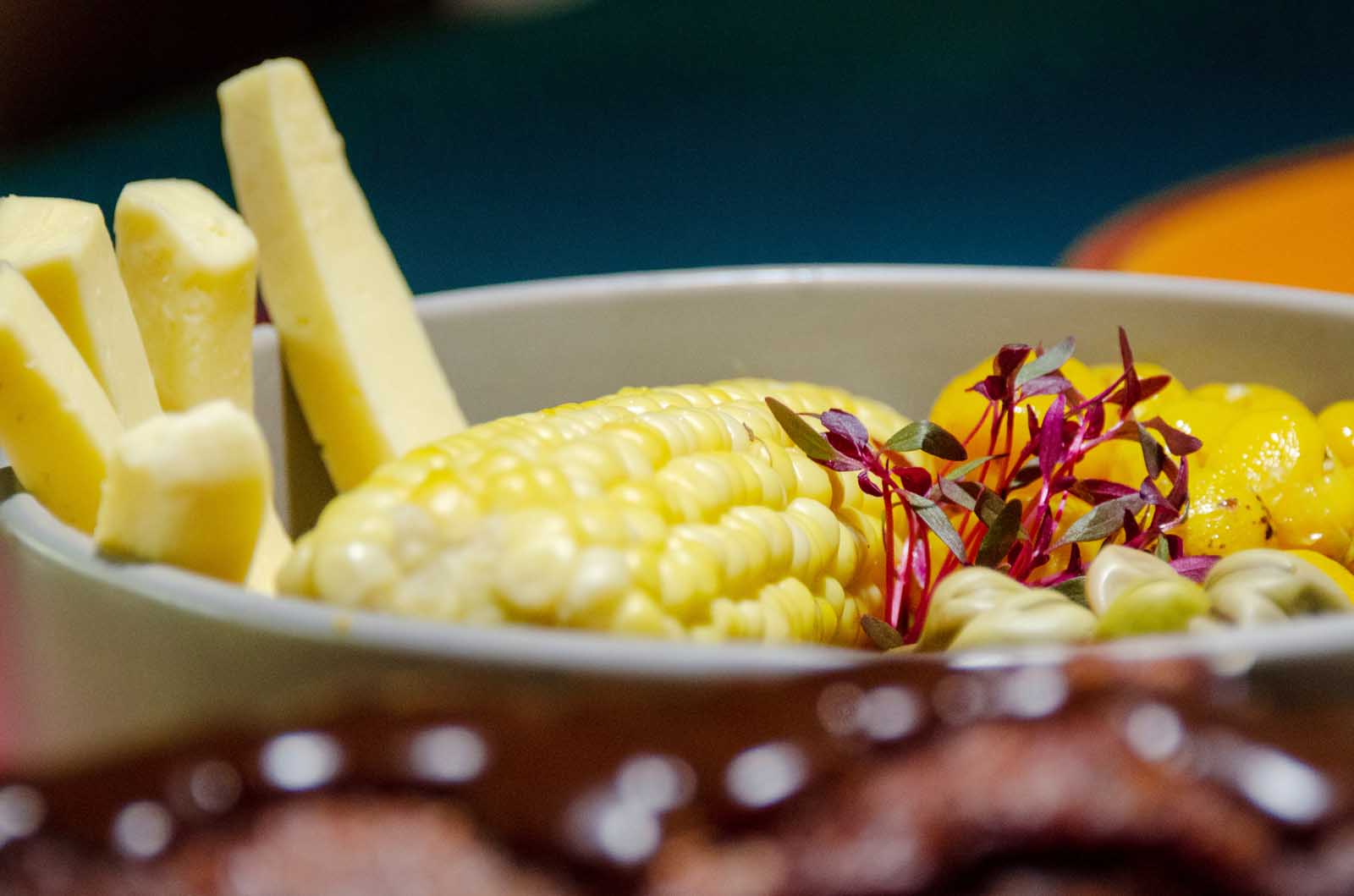 traditional ecuadorian food choclo con queso