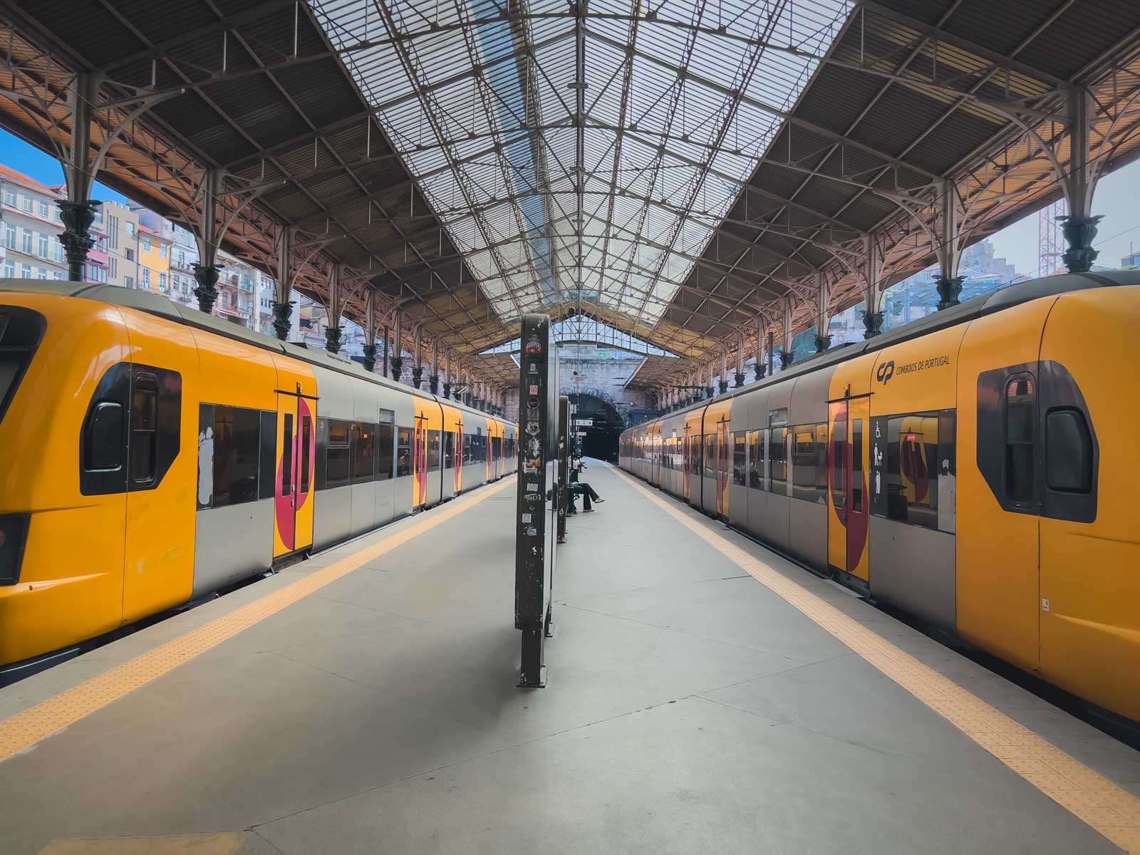 Taking the train in Portugal