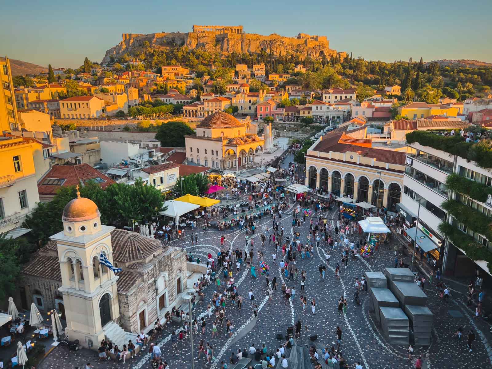 Monastiraki Square in Athens