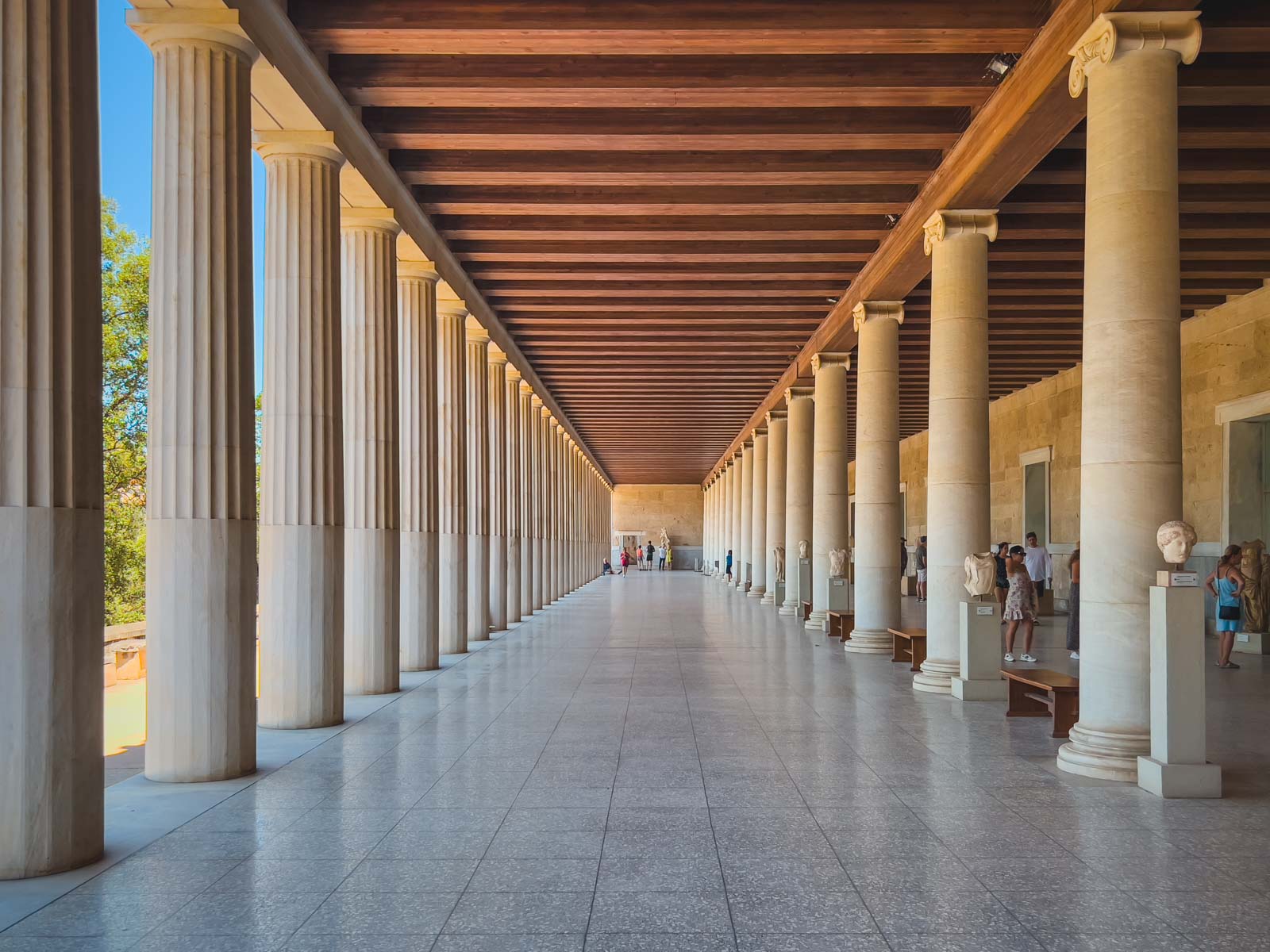 Stoa of Attalos at the Ancient Agora in Athens