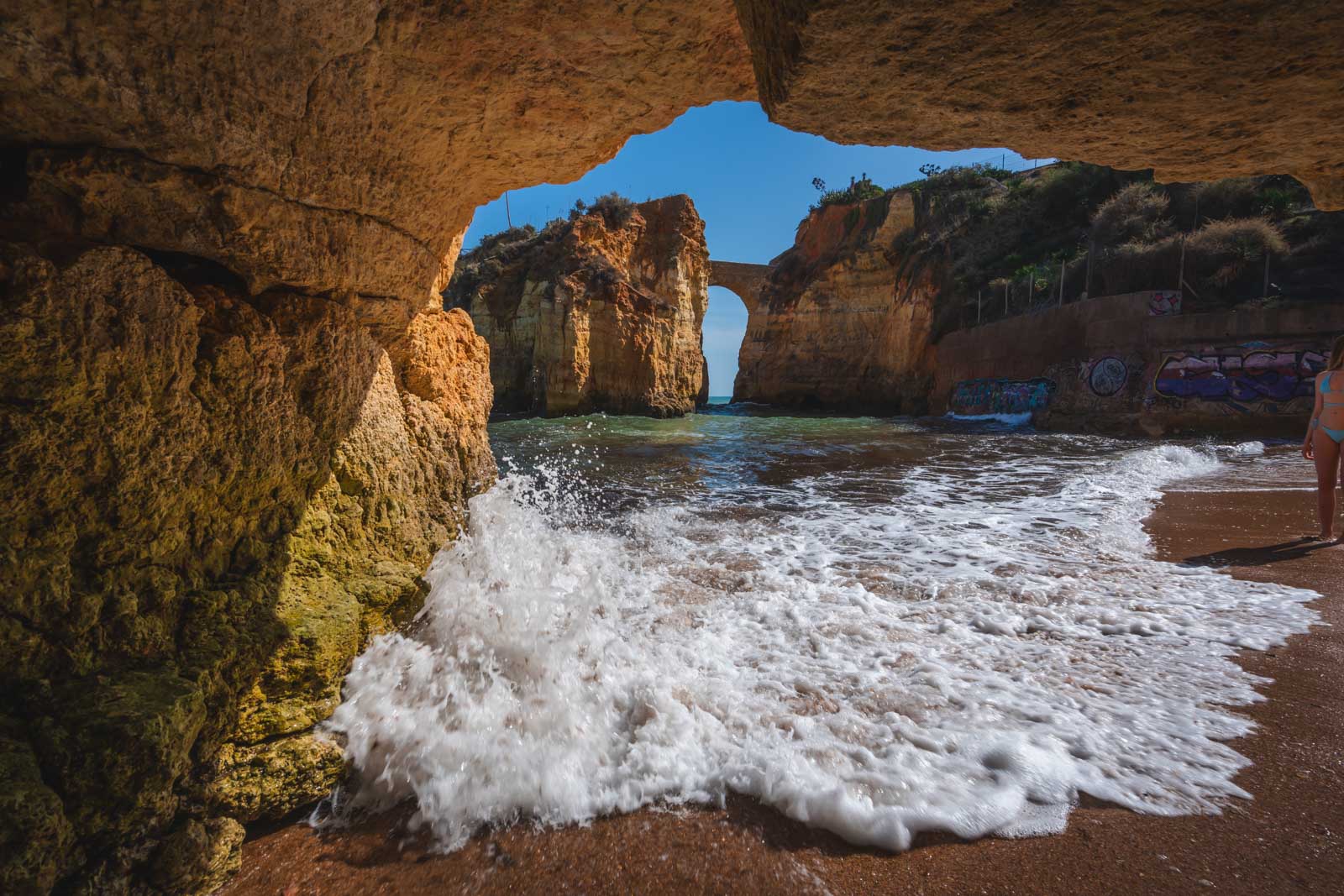 Praia Dona Ana Algarve Portugal